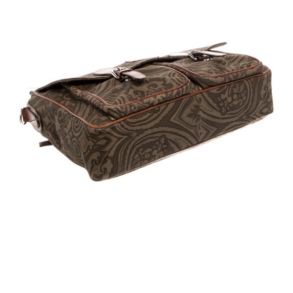 Etro Brown Messenger Bag in Paisley Patterned - Picture 7 of 7